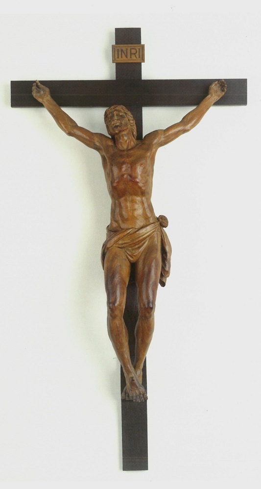 crucifijo de pared de madera y imagen de plasti - Buy Antique crucifixes on  todocoleccion