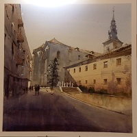 Carlos Beizaga, ganador del Certamen de Pintura Rápida «Ciudad de Getafe»