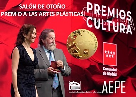 La AEPE recoge el PREMIO DE CULTURA DE LA COMUNIDAD DE MADRID A LAS ARTES PLÁSTICAS